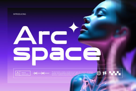 Arc Space Font for Modern Design
