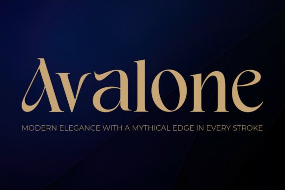 Avalone: A Premium Display Font