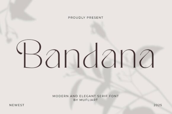 Bandana: A Serif Font for Polished Branding