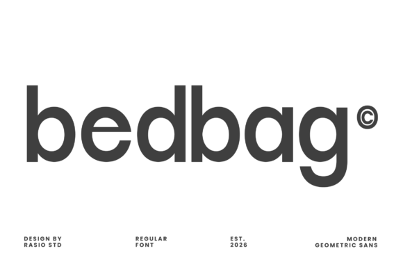 Bedbag Font for Modern Design