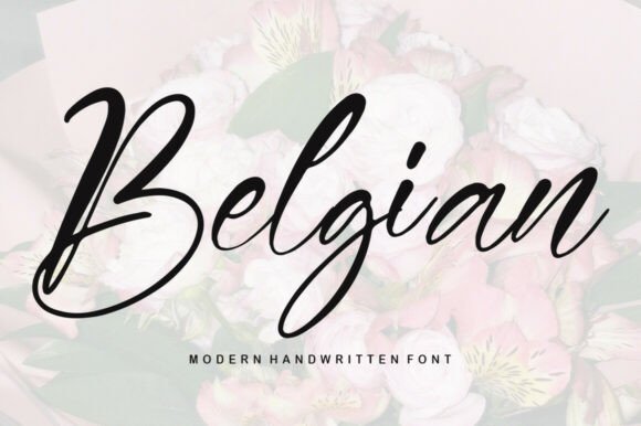 Belgian Font: Elegant Handwritten Style
