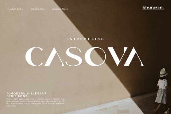 Casova: A Serif Font for Confident Campaigns
