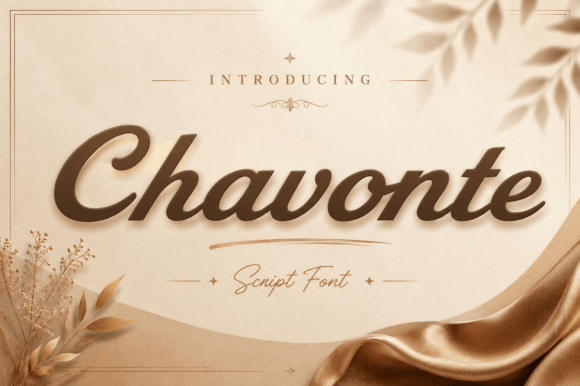 Chavonte: A Font for Bold Branding