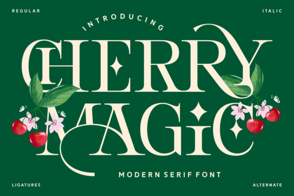 Cherry Magic Font for Elegant Branding