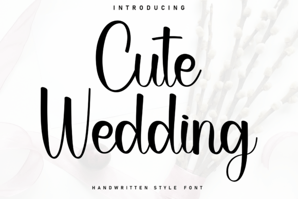 Cute Wedding Font for Business Branding