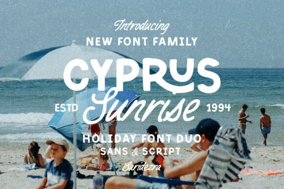 Cyprus Sunrise Duo Font