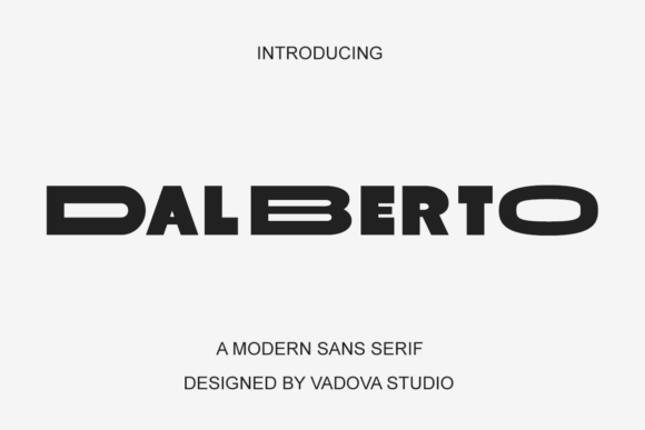 Dalberto: A Bold Font for Impactful Design