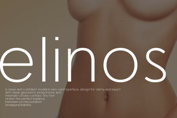 Elinos Font for Modern Web Design