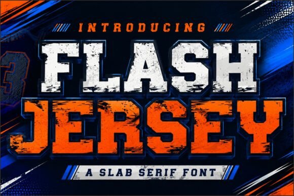 Flash Jersey Font