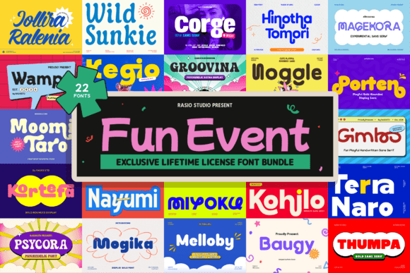 Fun Event Font for Creative Design