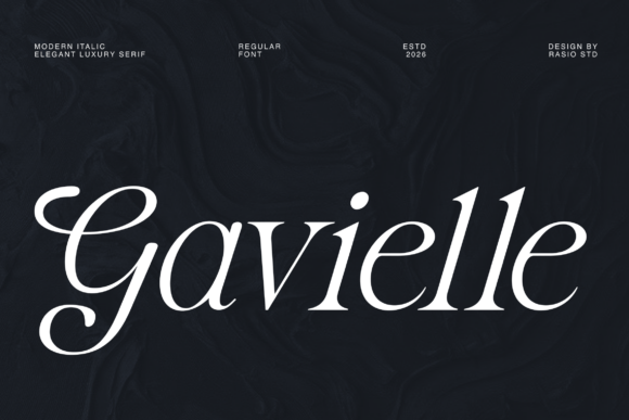 Gavielle Font for Creative Projects