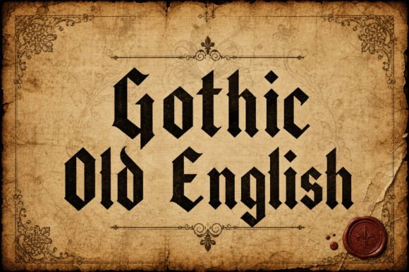 Gothic Old English Font