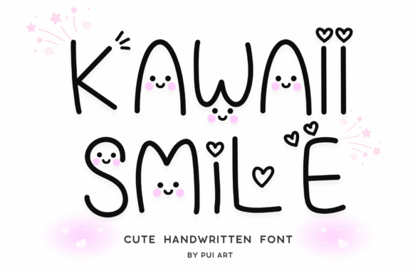 Kawaii Smile Font for Business Branding