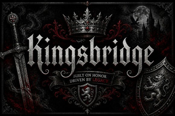 Kingsbridge Font for Editorial Design