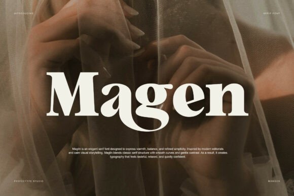 Magen: A Serif Font for Confident Campaigns
