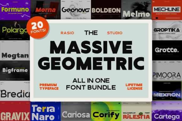 Massive Geometric Bundle for Modern Design