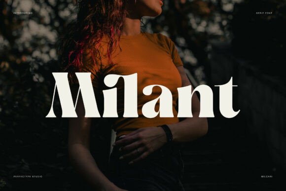 Milant: A Stylish Serif Font for Digital Marketing
