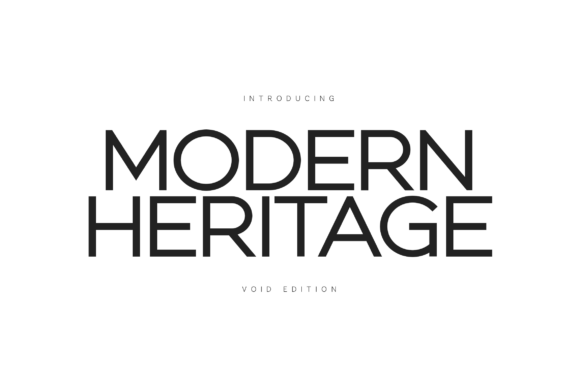 Modern Heritage Font