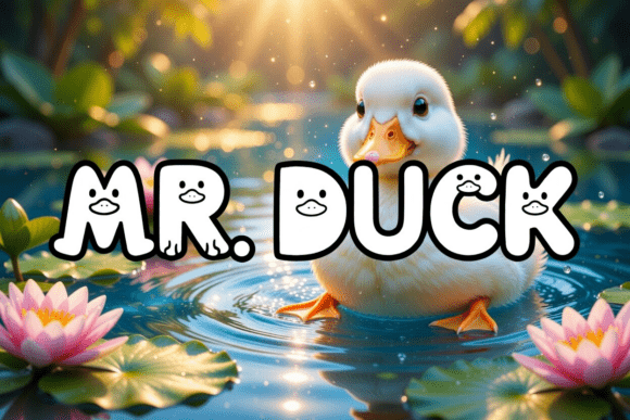 Mr. Duck Font for Creative Design