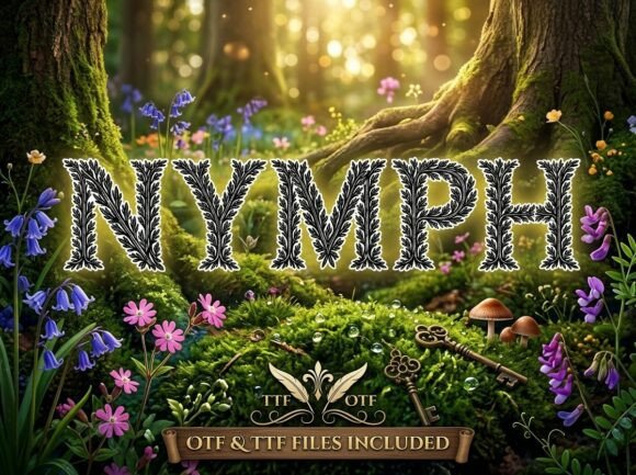 Nymph Font: Elegant Display Type