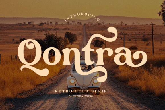 Qontra Font: Bold Retro Style