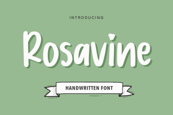 Rosavine Font for Creative Brands