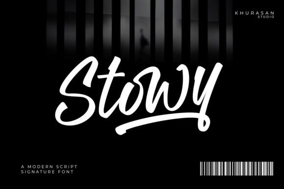 Stowy: A Script Handwritten Font for Polished Branding