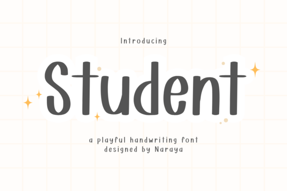 Student Font for Business Branding