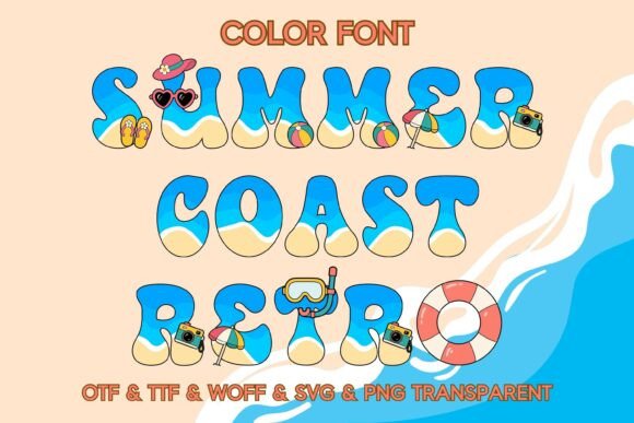 Summer Coast Retro Font