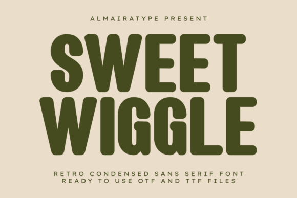 Sweet Wiggle Font for Bold Branding