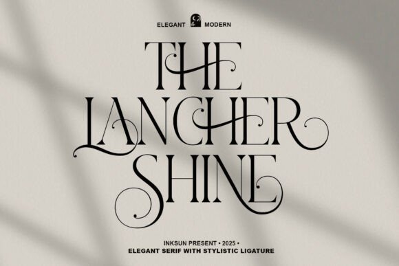 The Lancher Shine Font