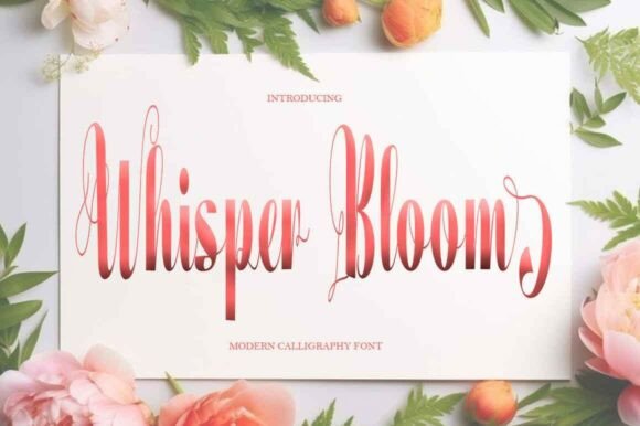 Whisper Bloom Font